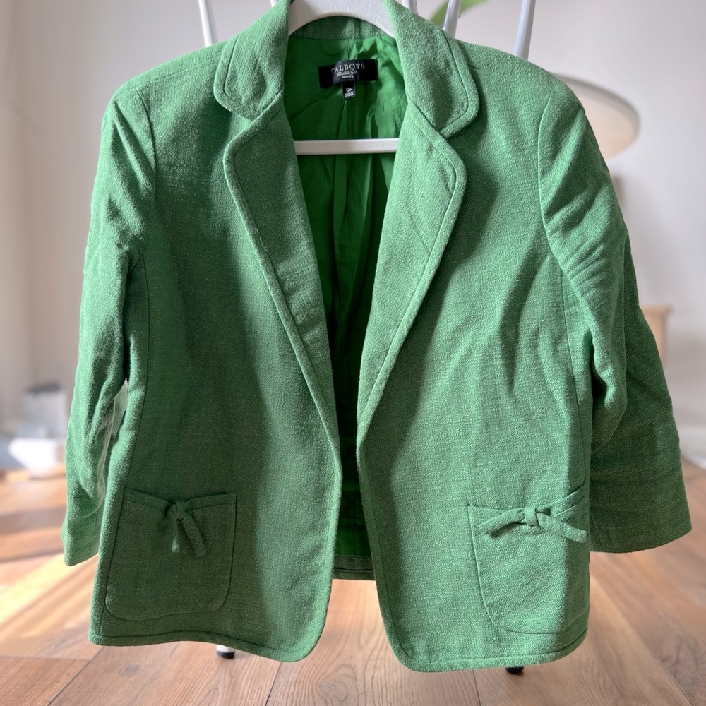 Talbot’s Petite Linen/Cotton Blazer sz 12p